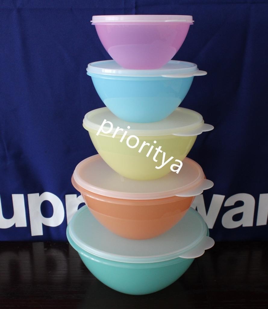 Tupperware Classic Wonderlier Mixing All Purpose Bowl Set 5 – Choose Your Color