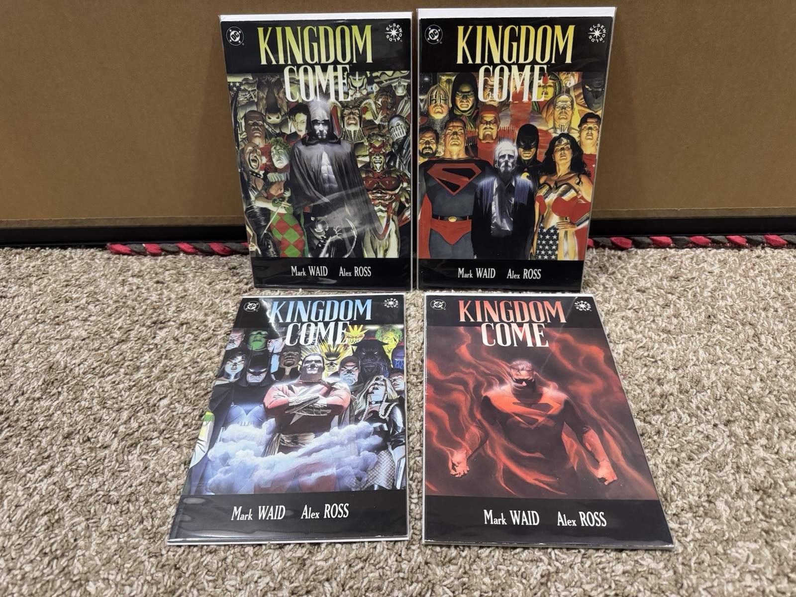 Kingdom Come DC COMICS Mark Waid Alex Ross 1-4 Set