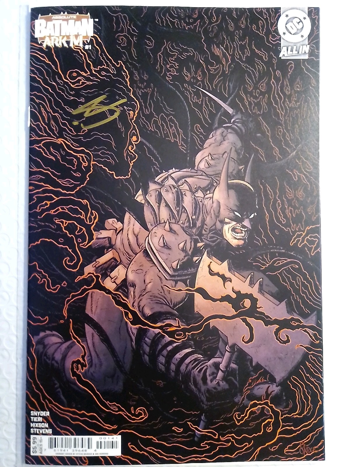 Absolute Batman Ark-M Special #1 Skroce & Herring Variant SIGNED BY Hixson wCOA