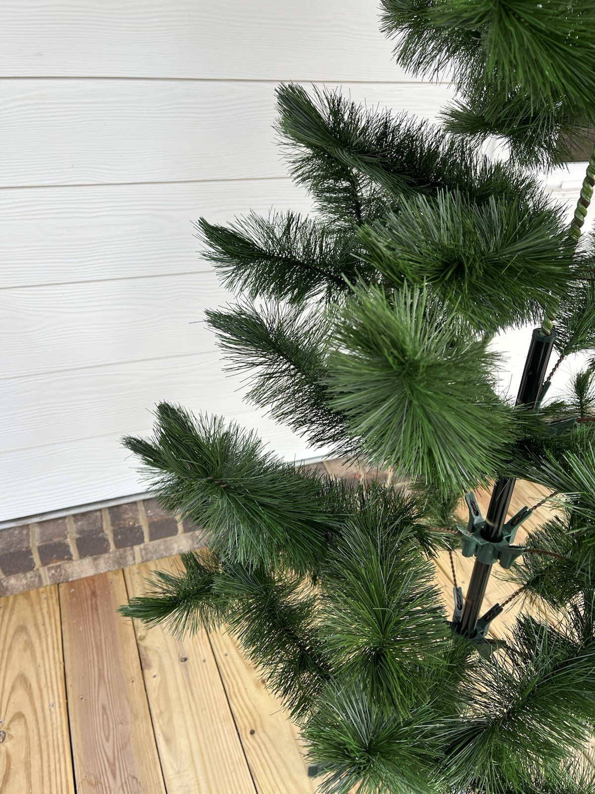 Vintage 1970s 6′ Scotch Pine Artificial Christmas American Tree Co Bottle Brush