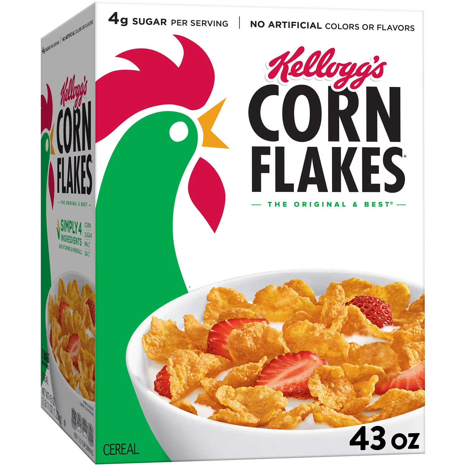 Kellogg’s Corn Flakes (43 oz., 2 pk.) Great Price
