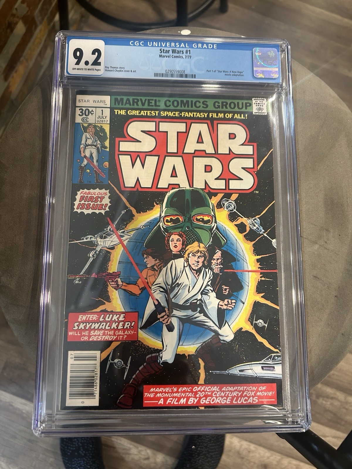 Star Wars #1Marvel Comics 7/77 9.2 Off-White To White Pages