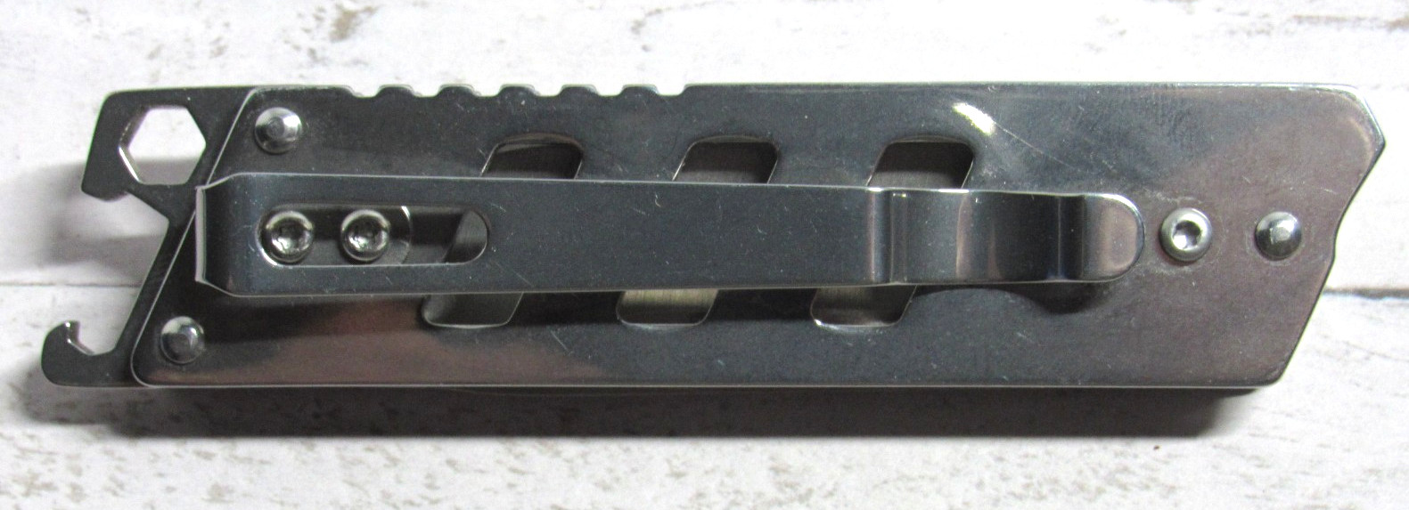 SOG INSTINCT Piston Activated Stainless Steel Folding Pocket Knife-RARE