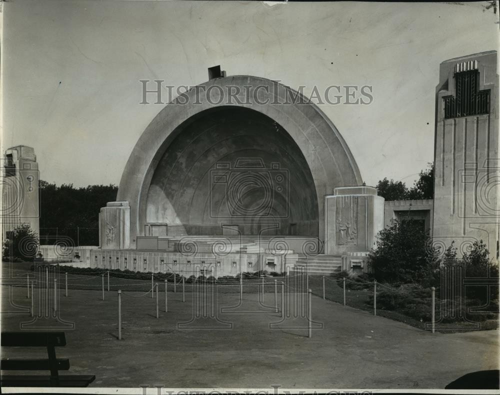 1941 Press Photo Washington Park Band Shell, Milwaukee, WI – mja24580