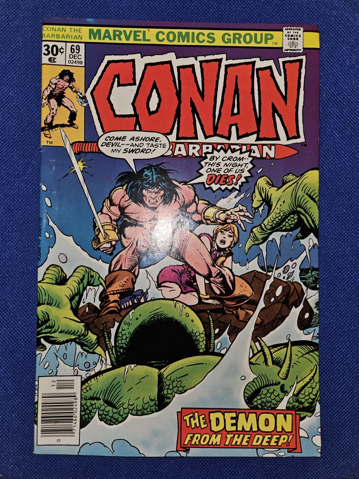 Conan the Barbarian #69 Marvel 1976, Gil Kane Cover, Belit, Roy Thomas ⚔️