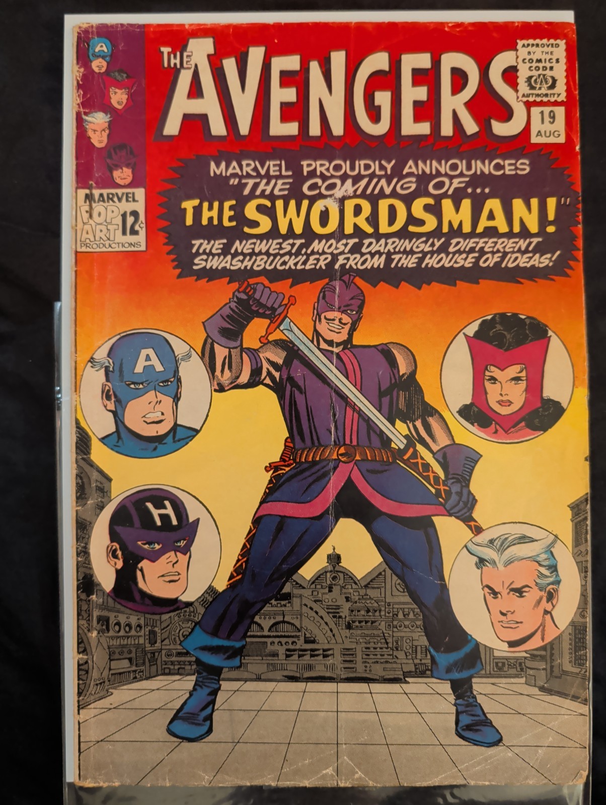 Avengers 19 Marvel Comics 1965. 1st Appearance Of The Swordsman. Beauty!