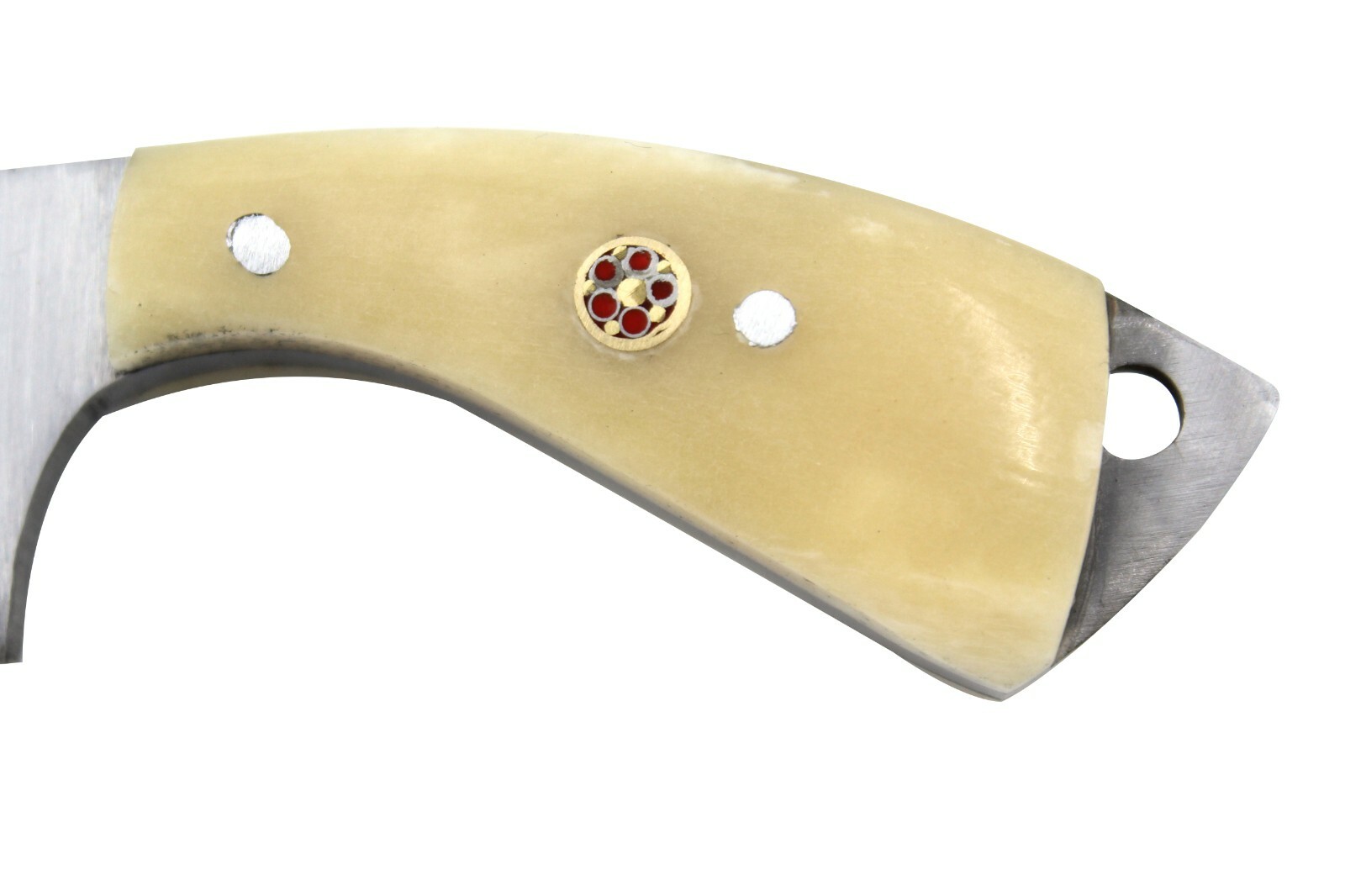 Wild Turkey Handmade Collection Fixed Blade Mini Chef Cleaver w. Leather Sheath