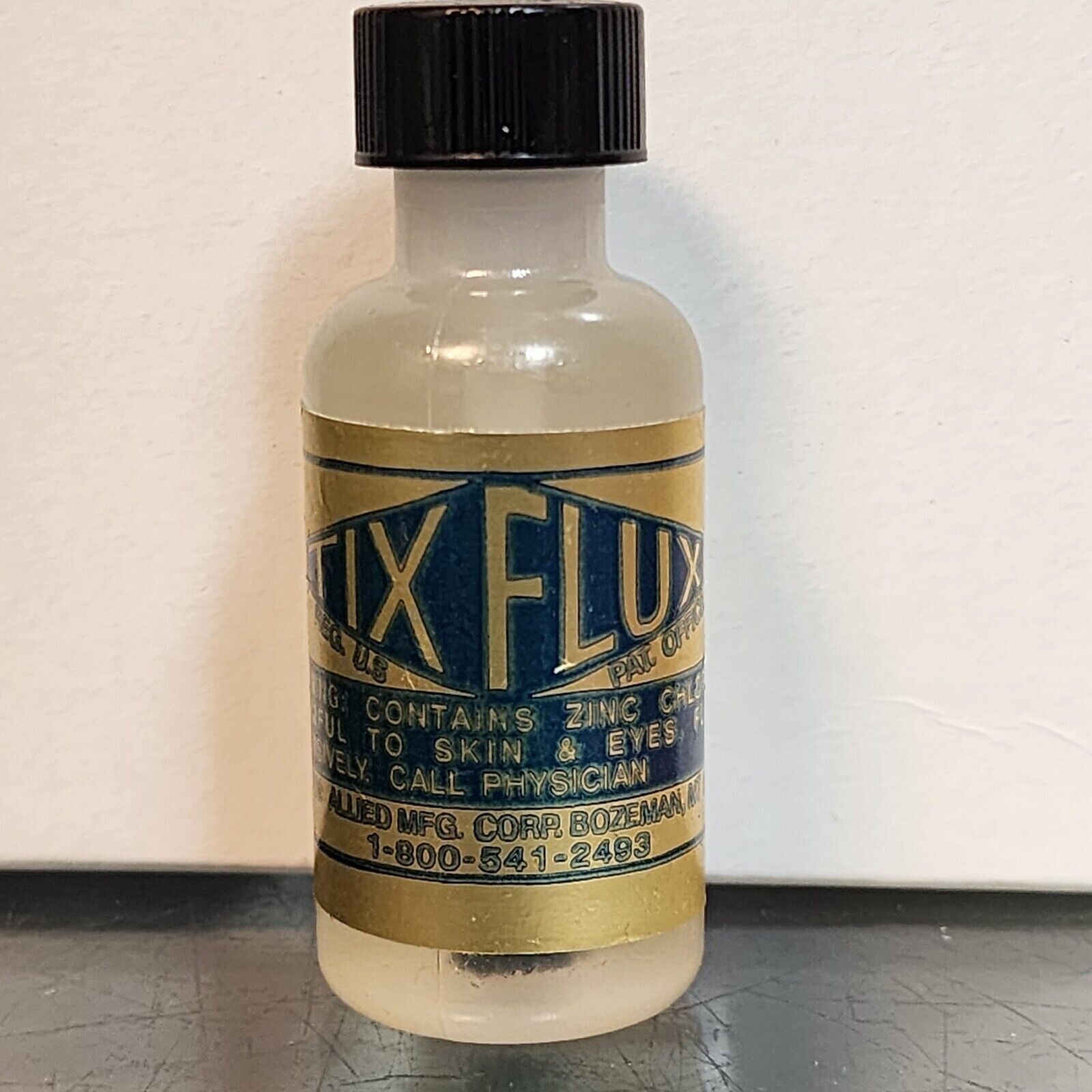 Tix Flux – Plastic Bottle – 1/2 ounce 14.8mL For Soldering Allied Manufacture