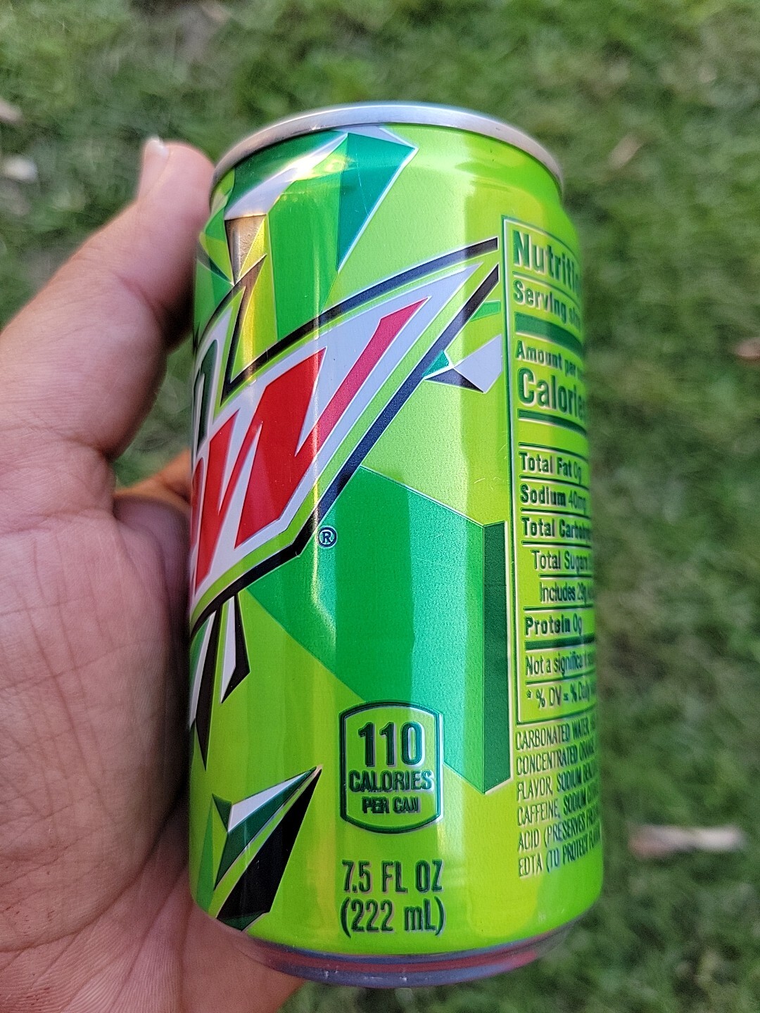 Mountain Dew Mtn Dew Miniature 7.5 Ounces Can – Empty 2021