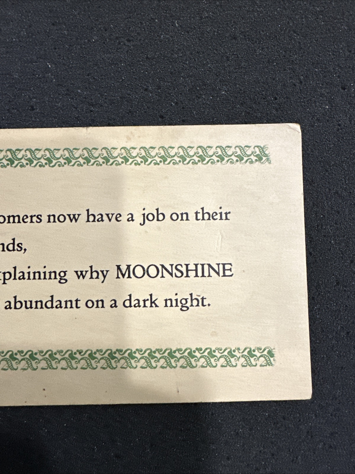 Vintage Comic Motto ‘Astronomers’ Postcard Unposted With Divided Back USA