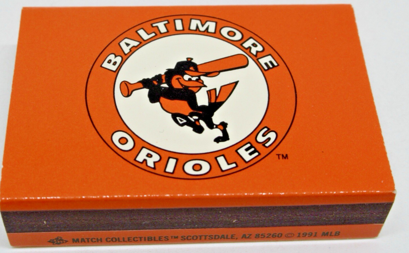 Baltimore Orioles Major League Baseball Team MLB Matchbook /Matchbox (1991)