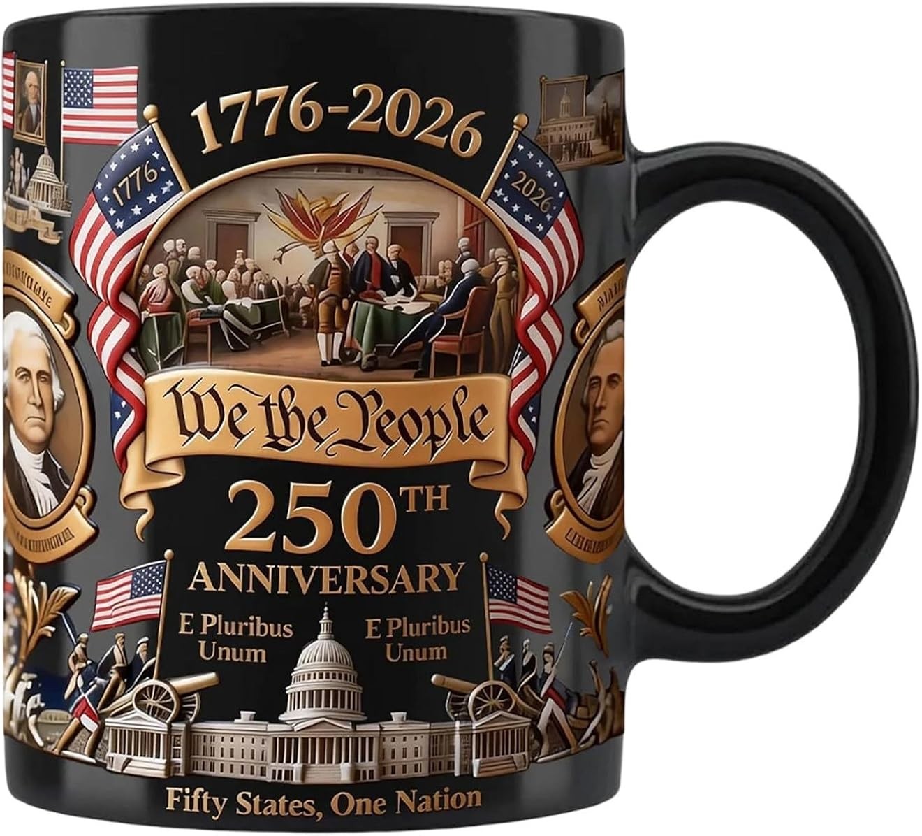 250th Anniversary of America Coffee Mug, USA 250th Anniversary Mug,