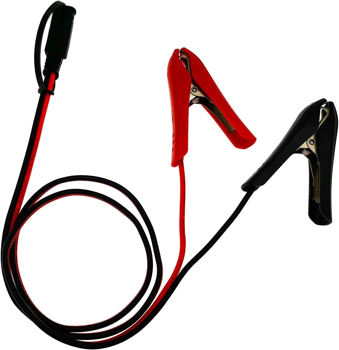 Updated 3.2FT Battery Clip Cable with Weatherproof SAE Connector for 120W Power