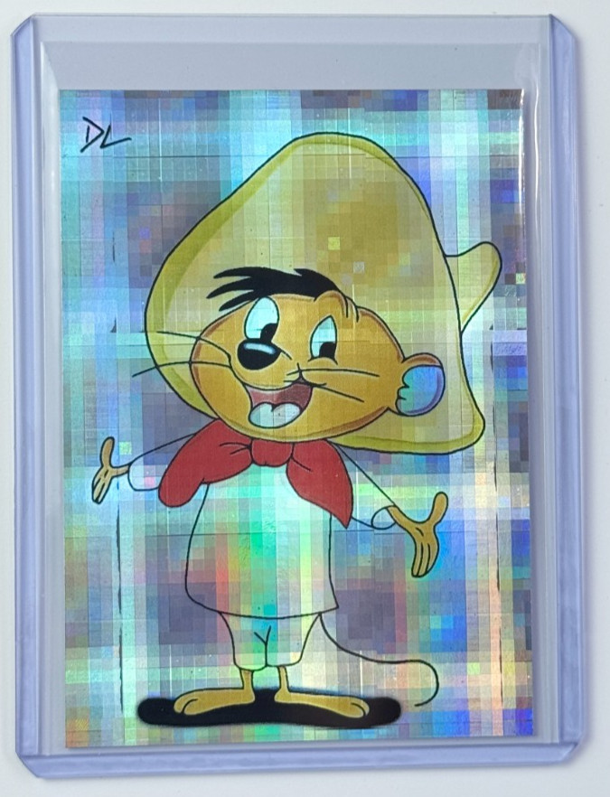Speedy Gonzales Limited Edition Artist Signed “Looney Tunes” Refractor Card 1/1