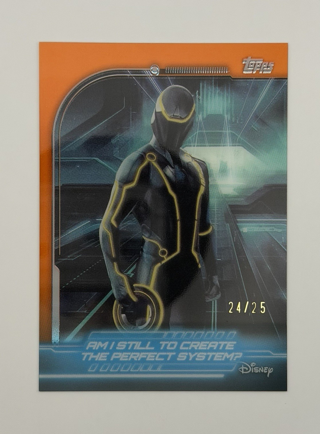 2026 Topps Disney Chrome Tron Tek TRON-7 Low Numbered /25