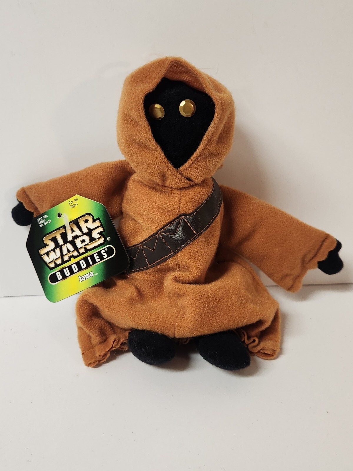 Star Wars Buddies Jawa Plush Beanie by Kenner 7″ New with Tags 1997 Vintage