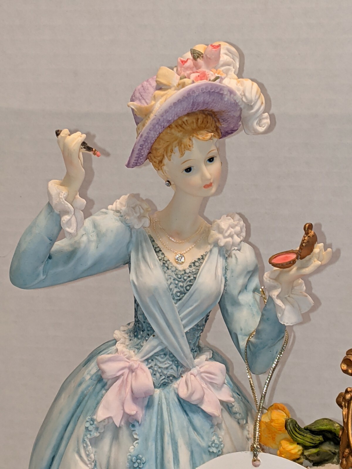 RARE Turtle King Giovanni Giftware Collection Lady in Mirror Figurine 13″ *NEW*