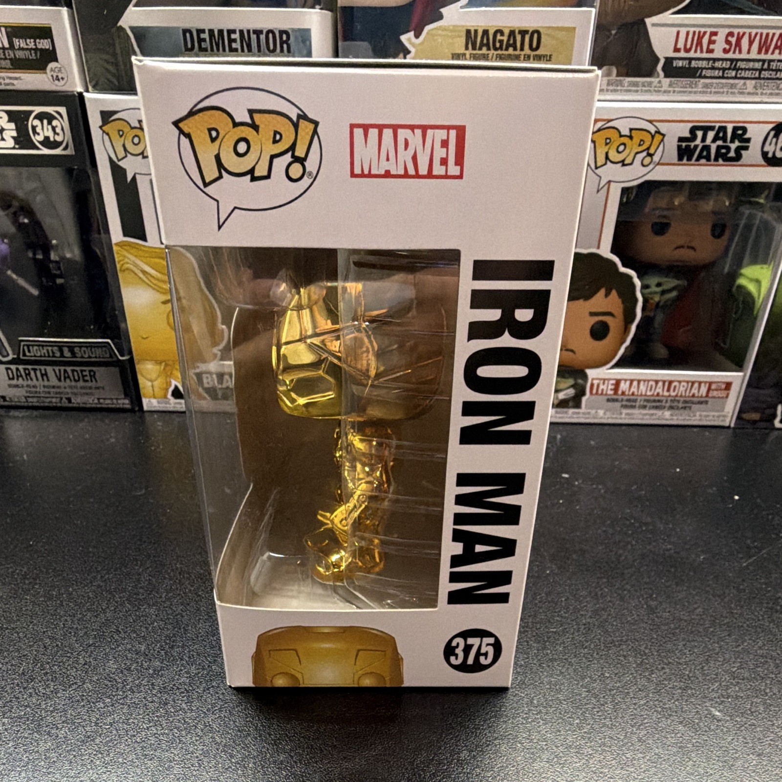Funko Pop! Marvel Studios 10 Years Iron Man Gold Bobble-Head #375