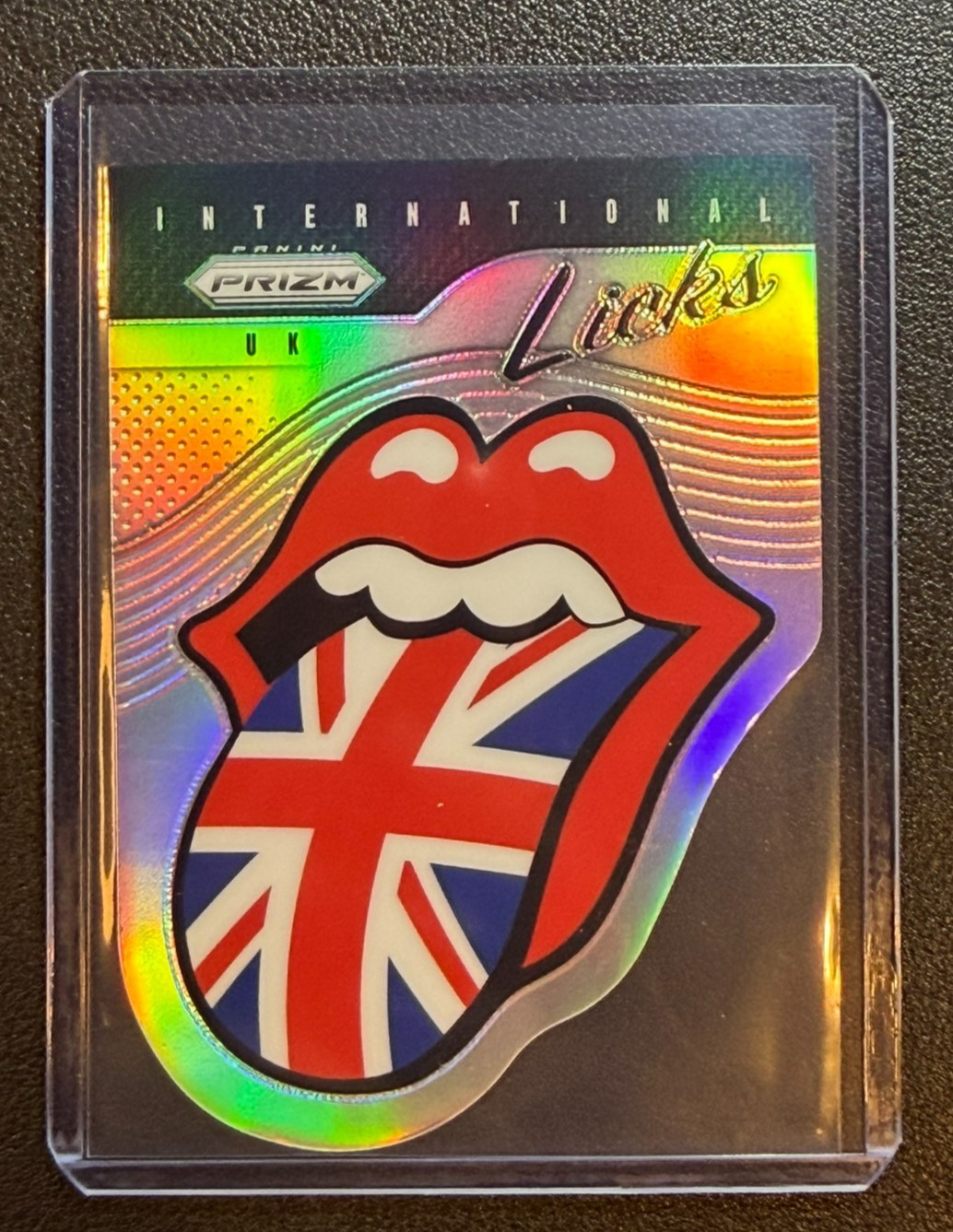 2025 Panini Prizm The Rolling Stones International Licks UK Silver Prizm #7