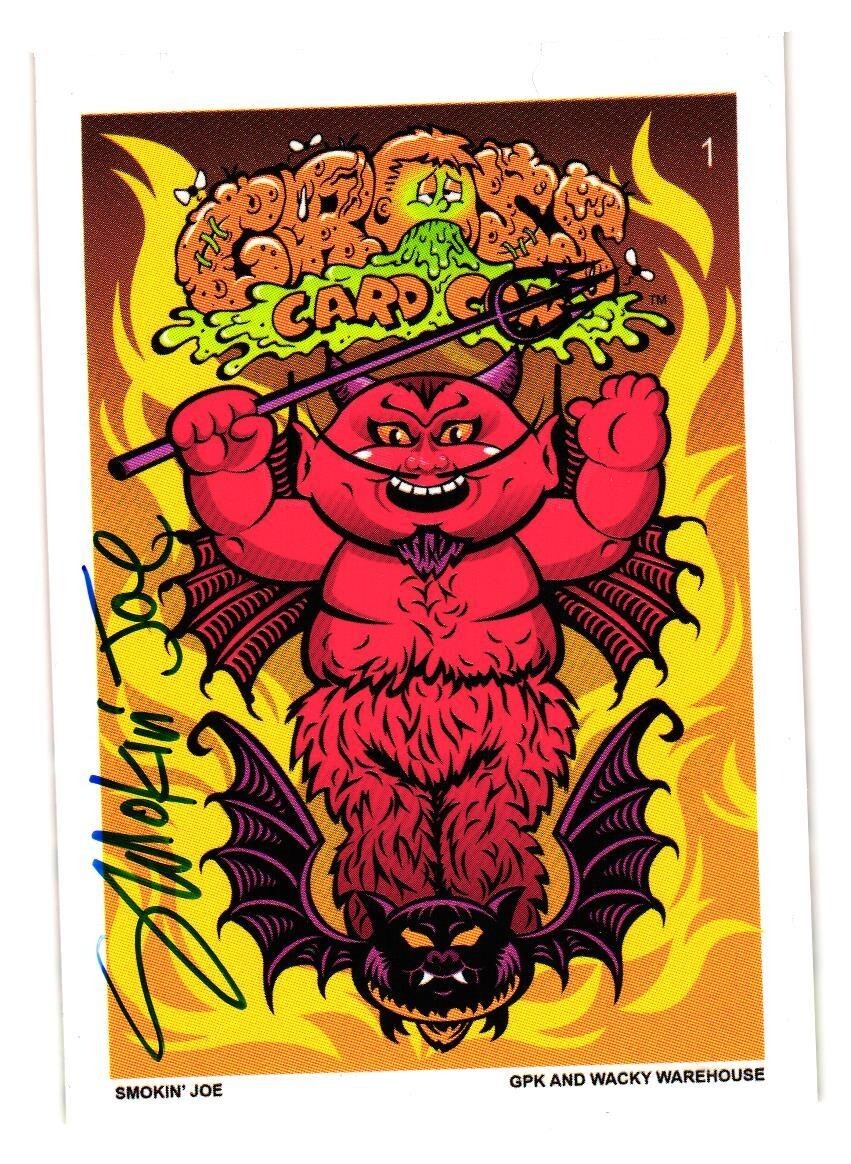 2022 GARBAGE PAIL KIDS GROSS CARD CARD CON ARTIST AUTOGRAPHED SET 11 AUTOGRAPHS