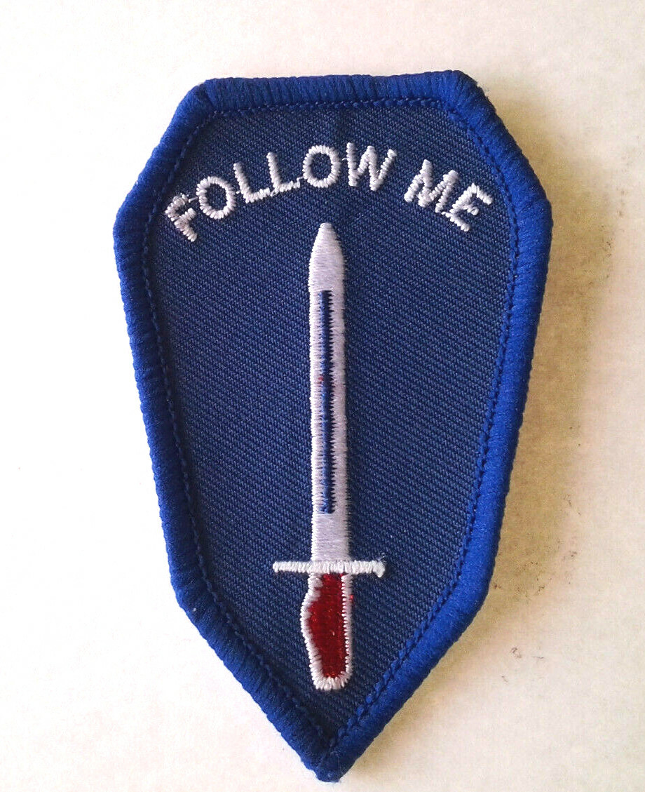 FOLLOW ME (3-3/8″) US ARMY Military Patch PM0785 EE