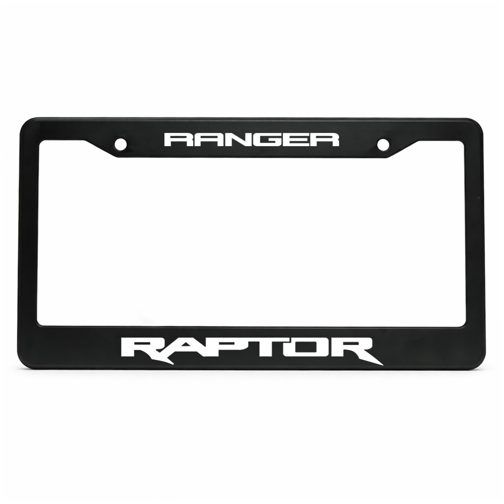 Ranger Raptor License Plate Frame 12×6 in US Standard Aluminum Metal Car Tag