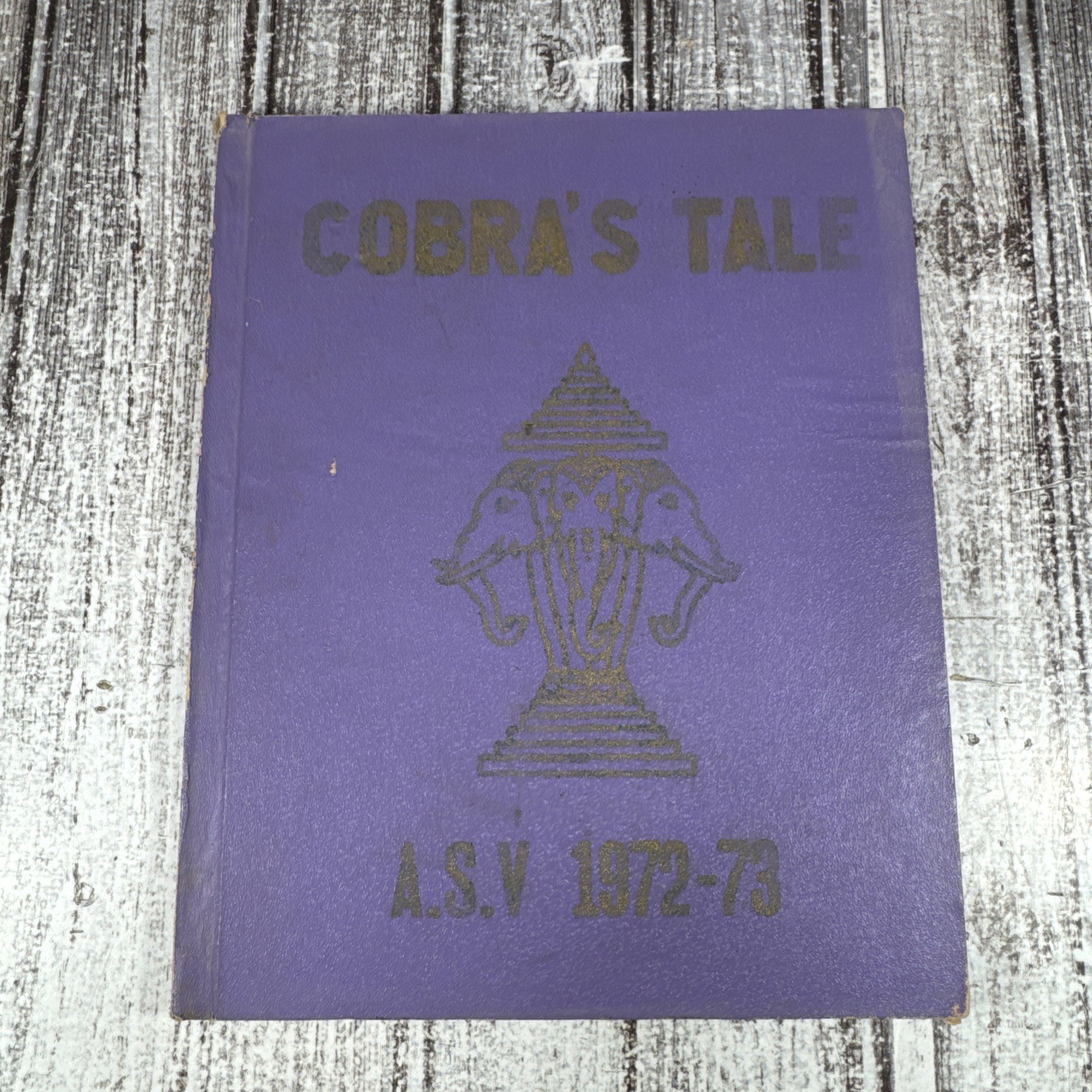 The American School Of Vientiane Laos Yearbook Cobra’s Take ASV 1972-73