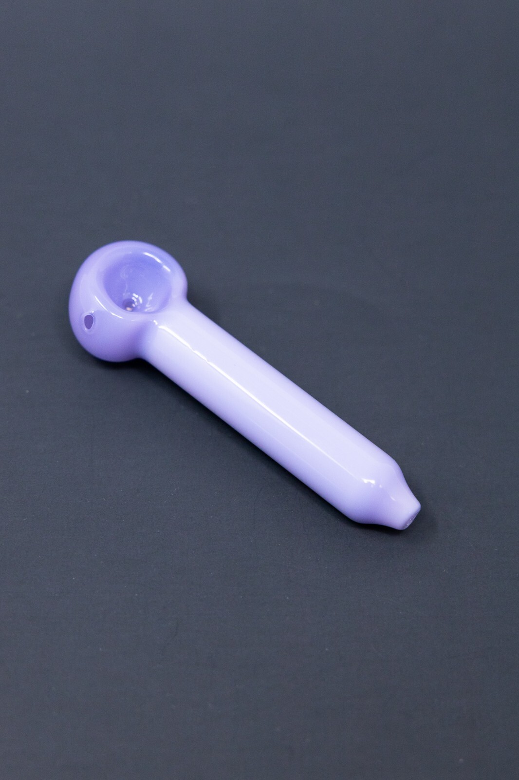 4″ Collectible Lavender Purple TOBACCO Glass Handmade Smoking Pipe