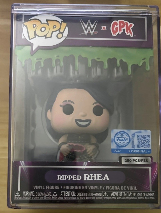 Funko Pop WWE Rhea Ripley Fanatics Fest Exclusive Garbage Pail Kids #/250