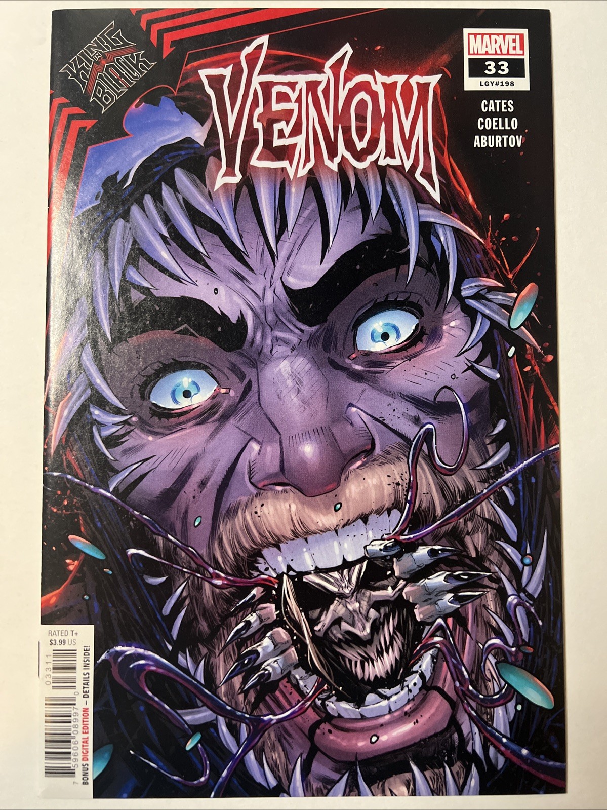 Venom #33 Marvel King In Black Knull Agents of Venom Flash Thompson VF+/NM-