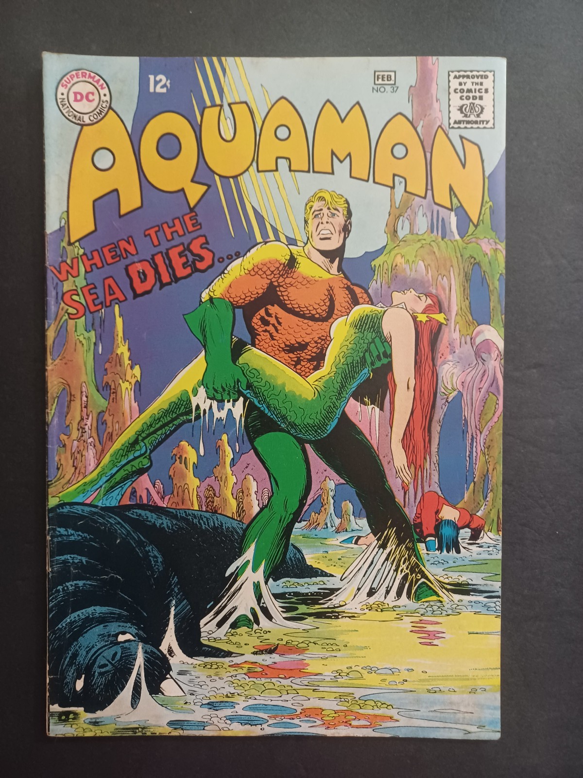 Aquaman #37 – Mera – Nick Cardy cover – 1968 – (-VF)