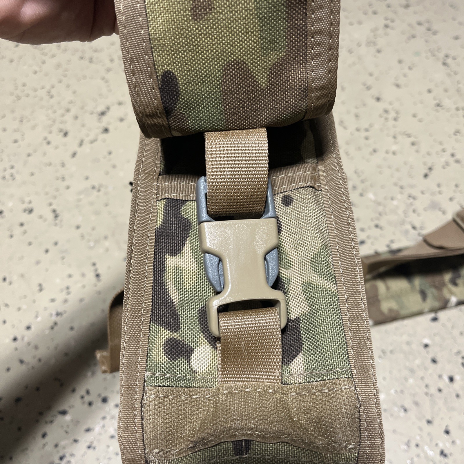 Bulldog Equipment 300rd 7.62 Ammo Belt Bag Multicam OCP SAW Shoulder Sling Purse