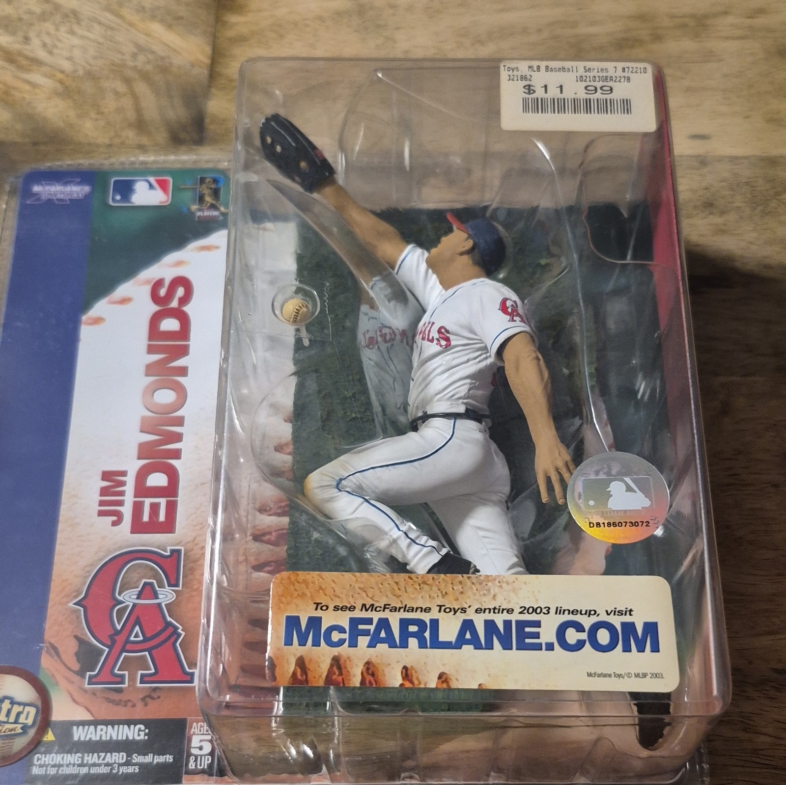 McFarlane MLB Baseball Series 1 Jim Edmonds Rare Retro Edition Figure Unopened