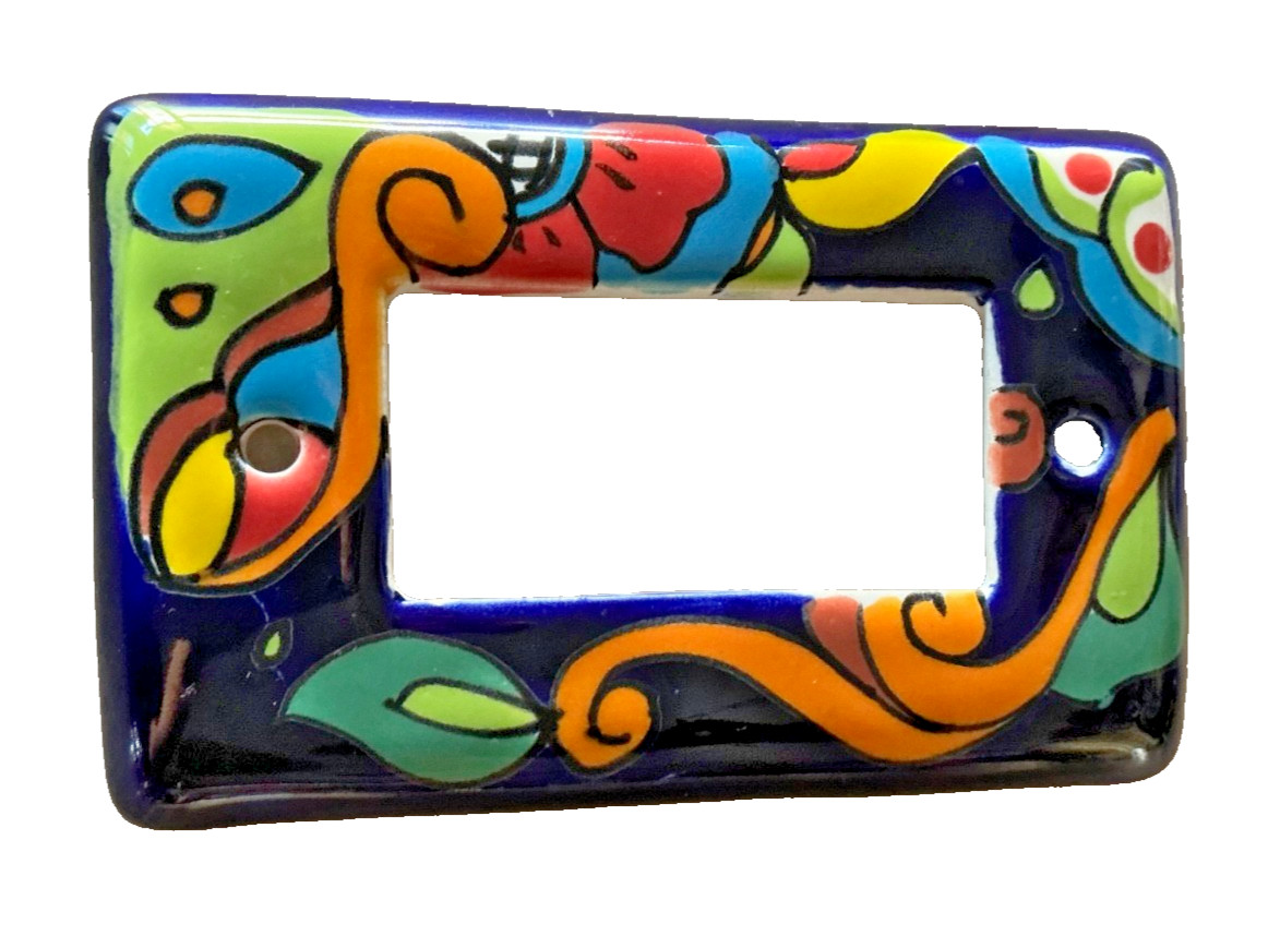 Talavera Light Switch Plate Cover Mexican Pottery Handmade Southwest Home Decor