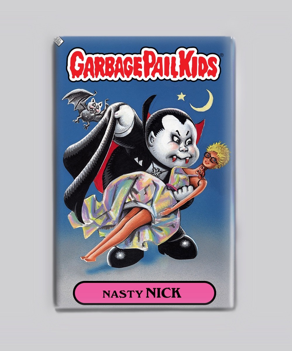 Garbage Pail Kids Nasty Nick – 2″x3″ MAGNET (80’s horror comedy series 1 cards)