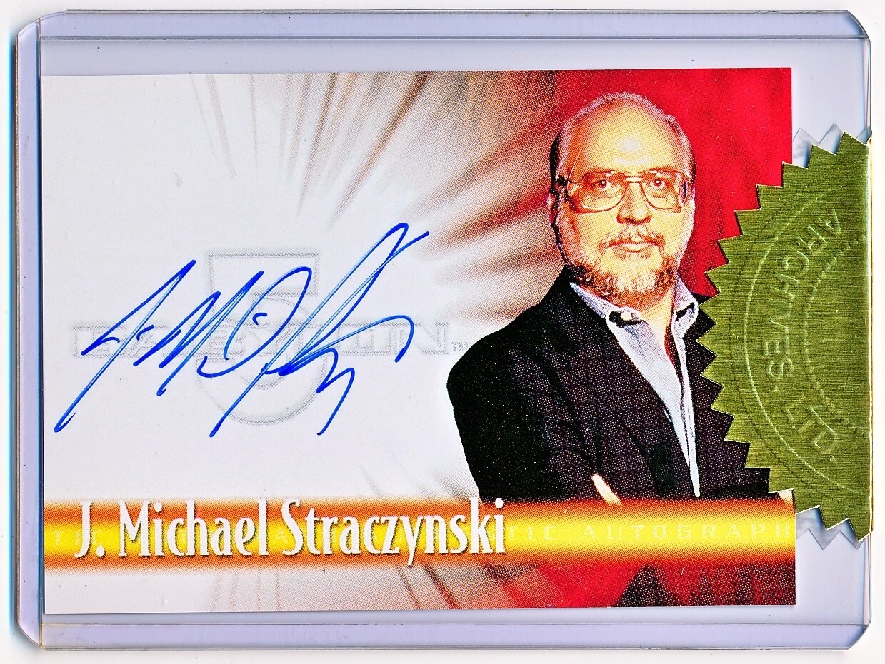The Complete Babylon 5 J. Michael Straczynski Autograph Case Topper Auto #A1