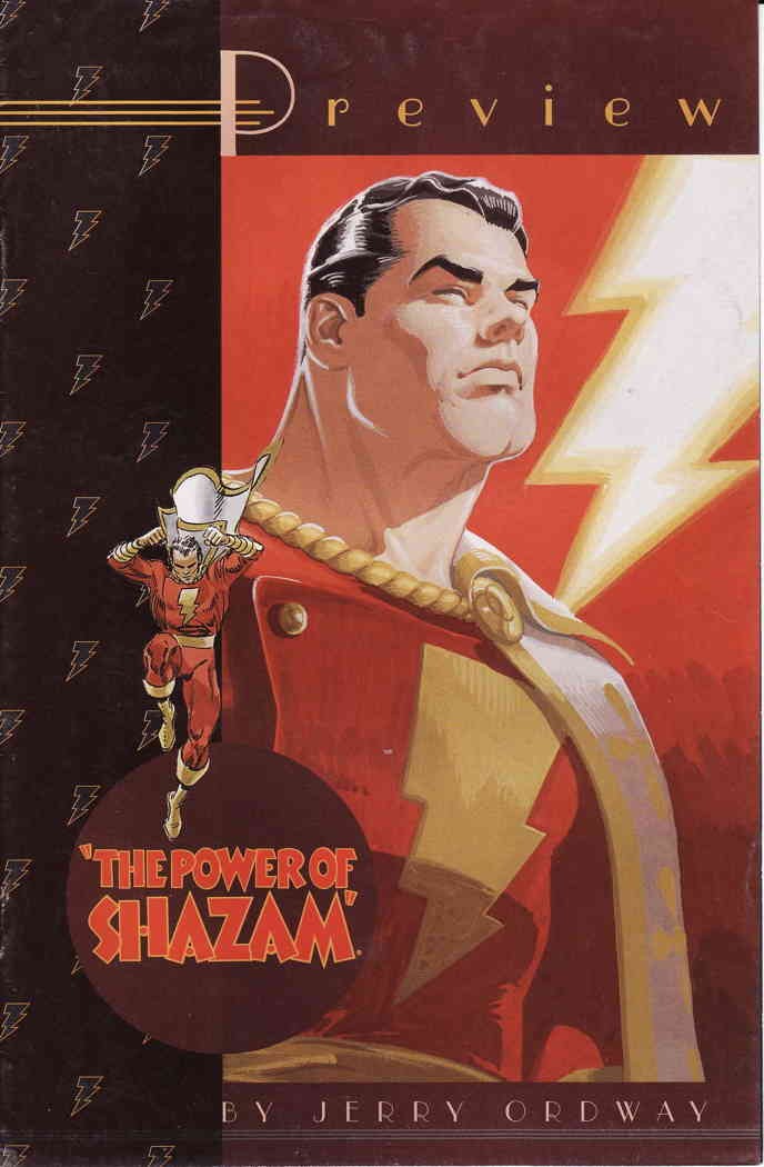 Power of Shazam, The Ashcan #1 VF; DC | Preview Jerry Ordway – w/Bag+Board