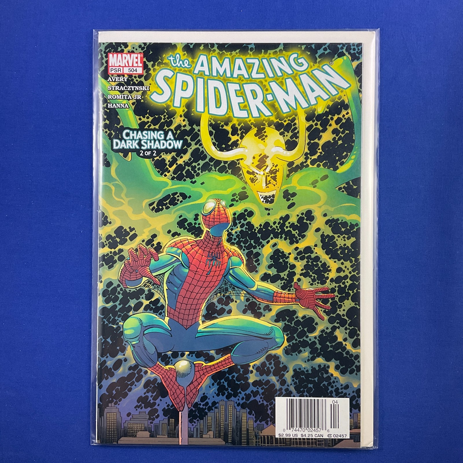 Amazing Spider-Man #504 NEWSSTAND UPC 2.99 Price Variant Marvel Comics 2004 Loki