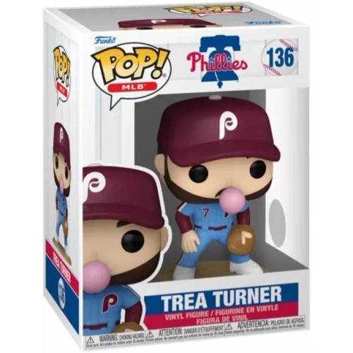 MLB Phillies Trea Turner (Bubblegum) Funko Pop! Vinyl Figure PREORDER