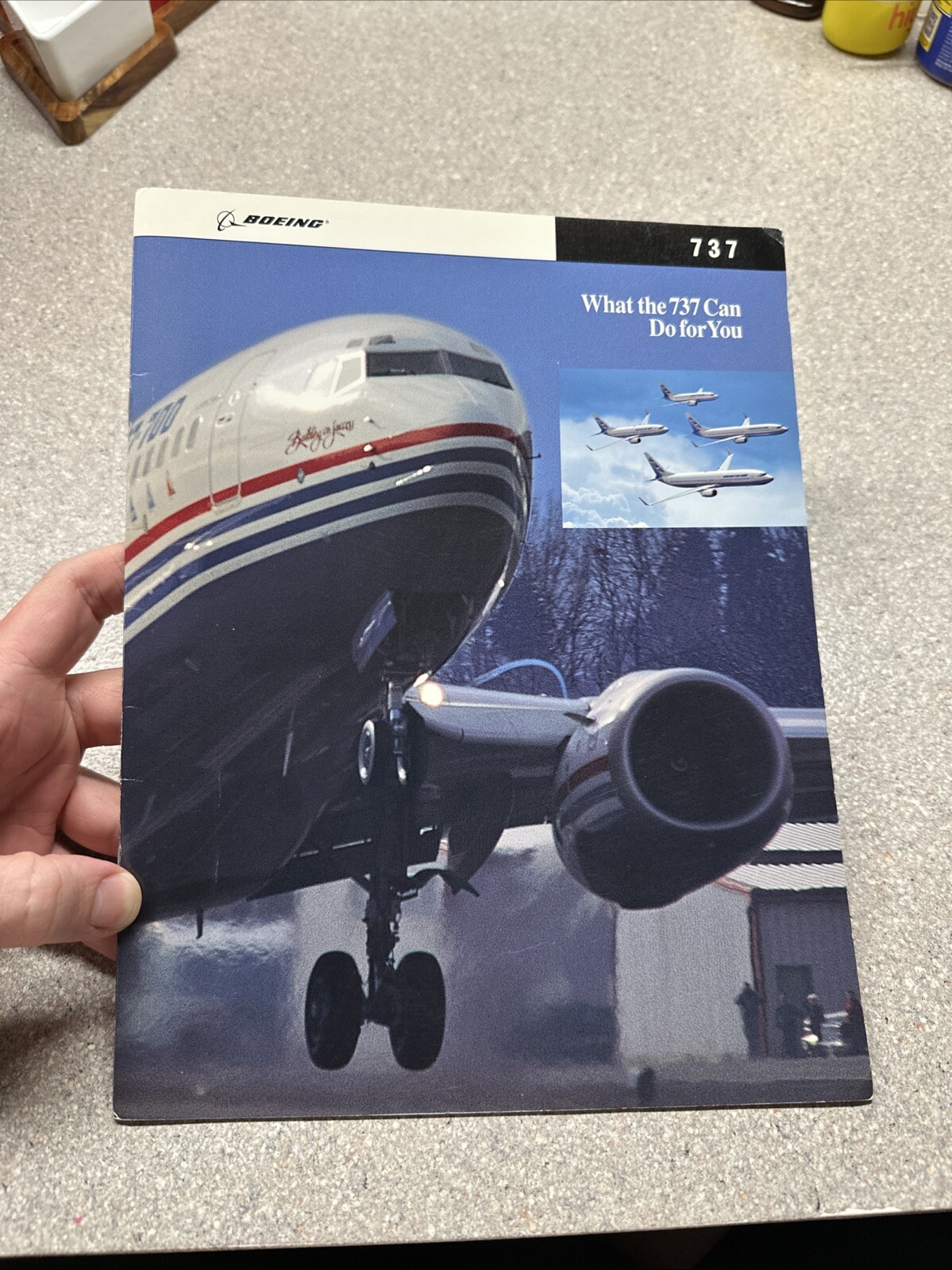 Vintage Boeing Advertising Brochure What The 737 Can Do For You
