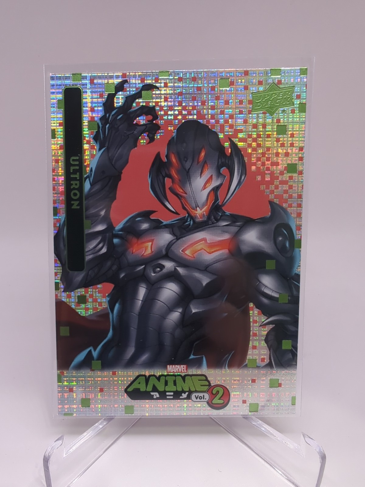 Ultron 2023 Upper Deck Marvel Anime Vol. 2 Thatched Foil #90