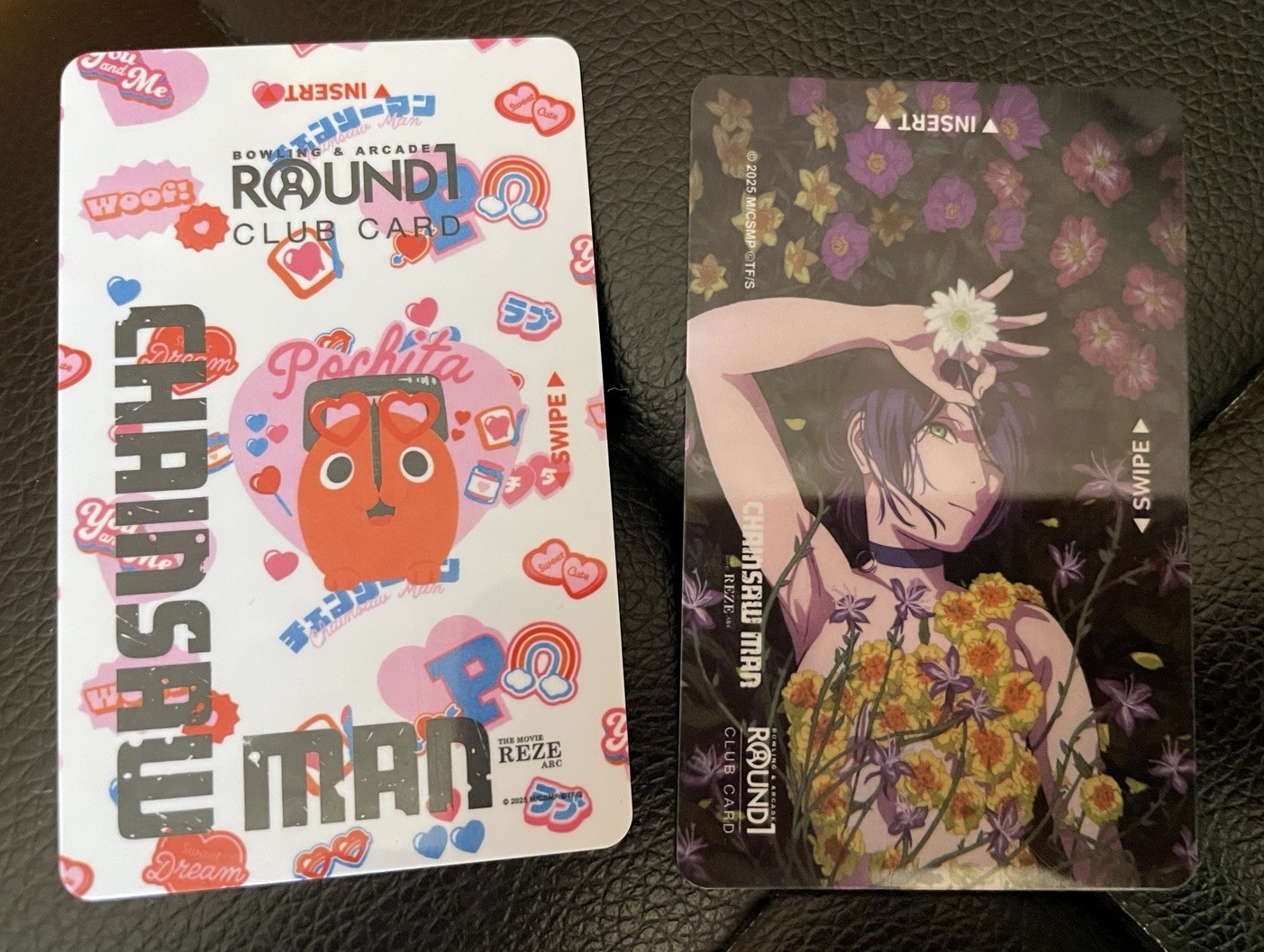 Round1 Exclusive Limited Club Cards Set Of 2 Chainsaw Man – The Movie: Reze Arc