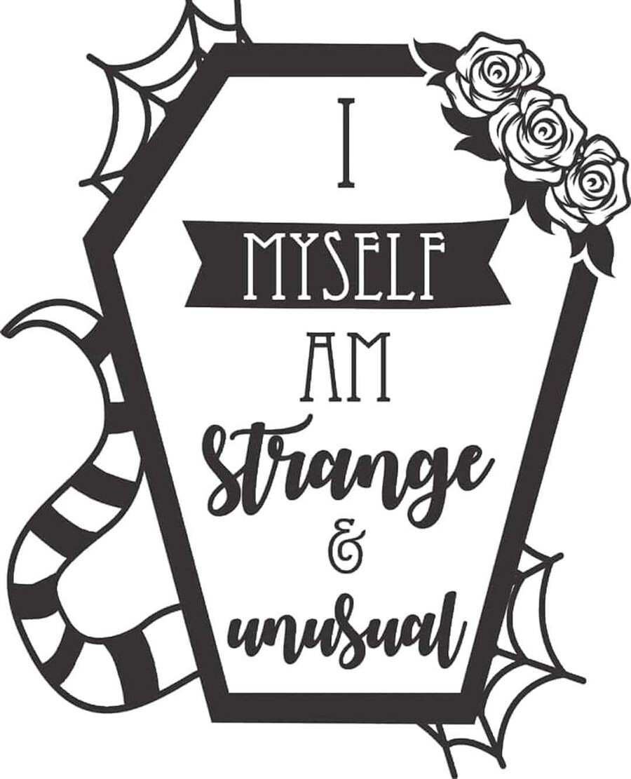 strange and unusual magnet High Quality Metal Magnet 4 x 4 inches 075