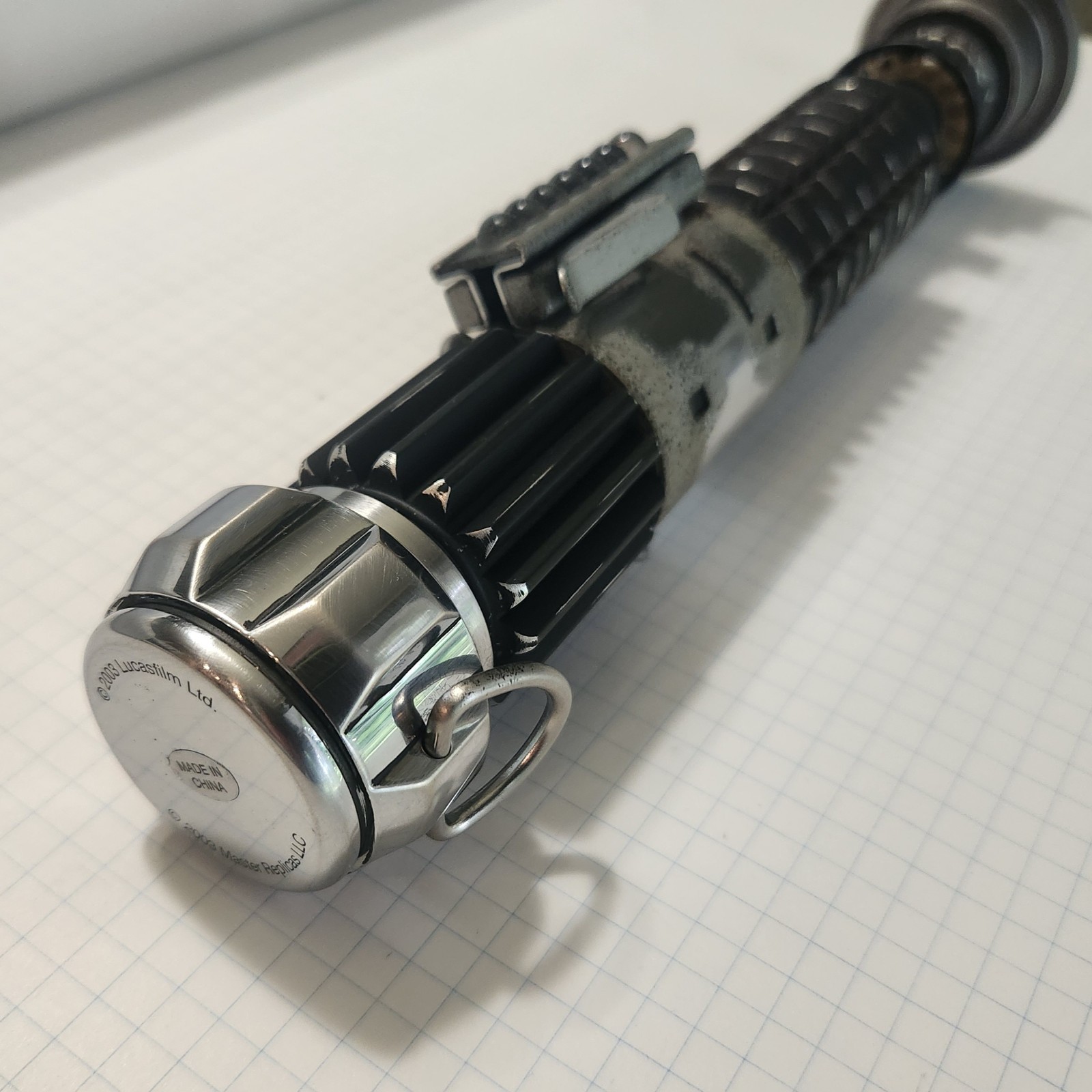 Star Wars Master Replicas Obi-Wan Kenobi ANH Lightsaber (2003) *Full Scale*