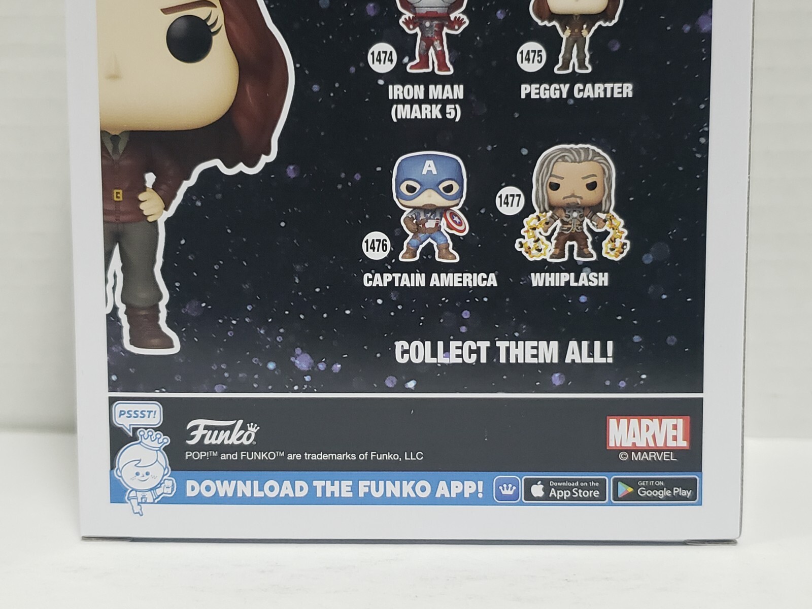 PEGGY CARTER – Marvel The Infinity Saga – Funko POP! #1475 Bobblehead Figure NEW