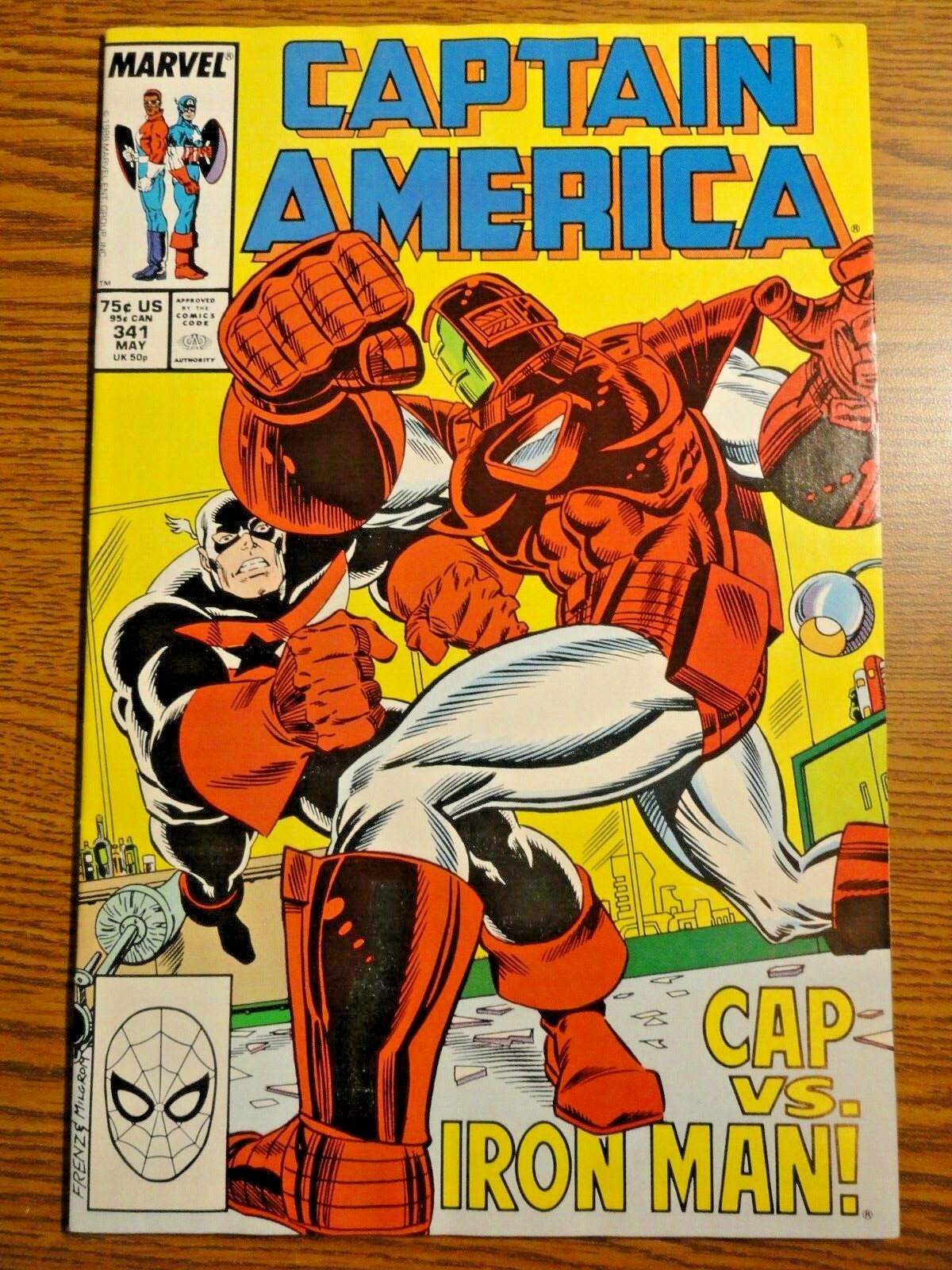Captain America #341 Key Fine+ 1st Lemar Hoskins Battlestar Marvel MCU Disney +