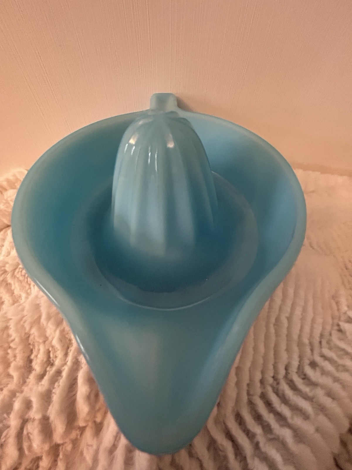 Sunkist Chaplain Blue Reamer McKee Glass Vintage