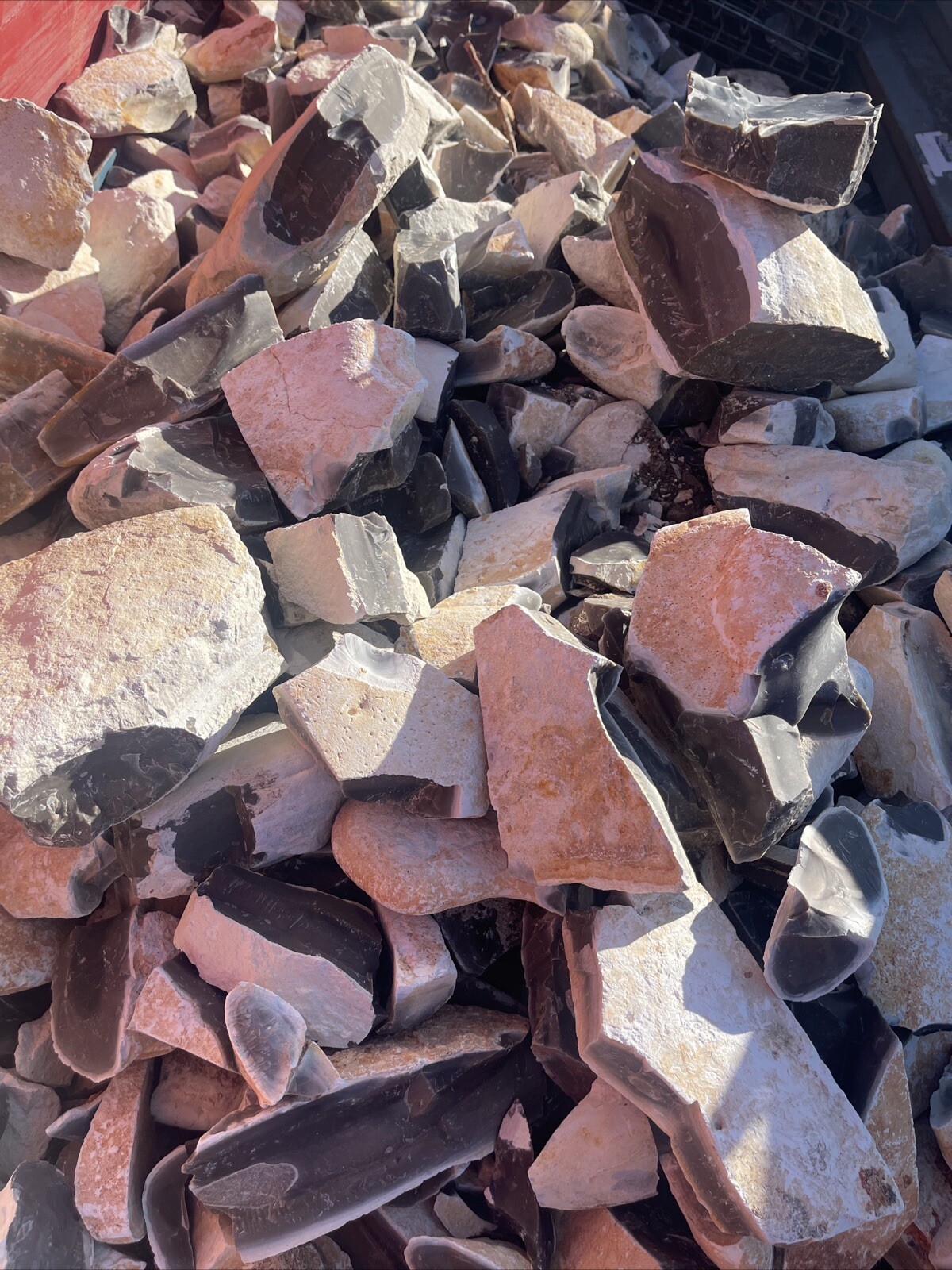 Practice Rock Georgetown Flint Chips and Chunks – 10bs – Free Shipping