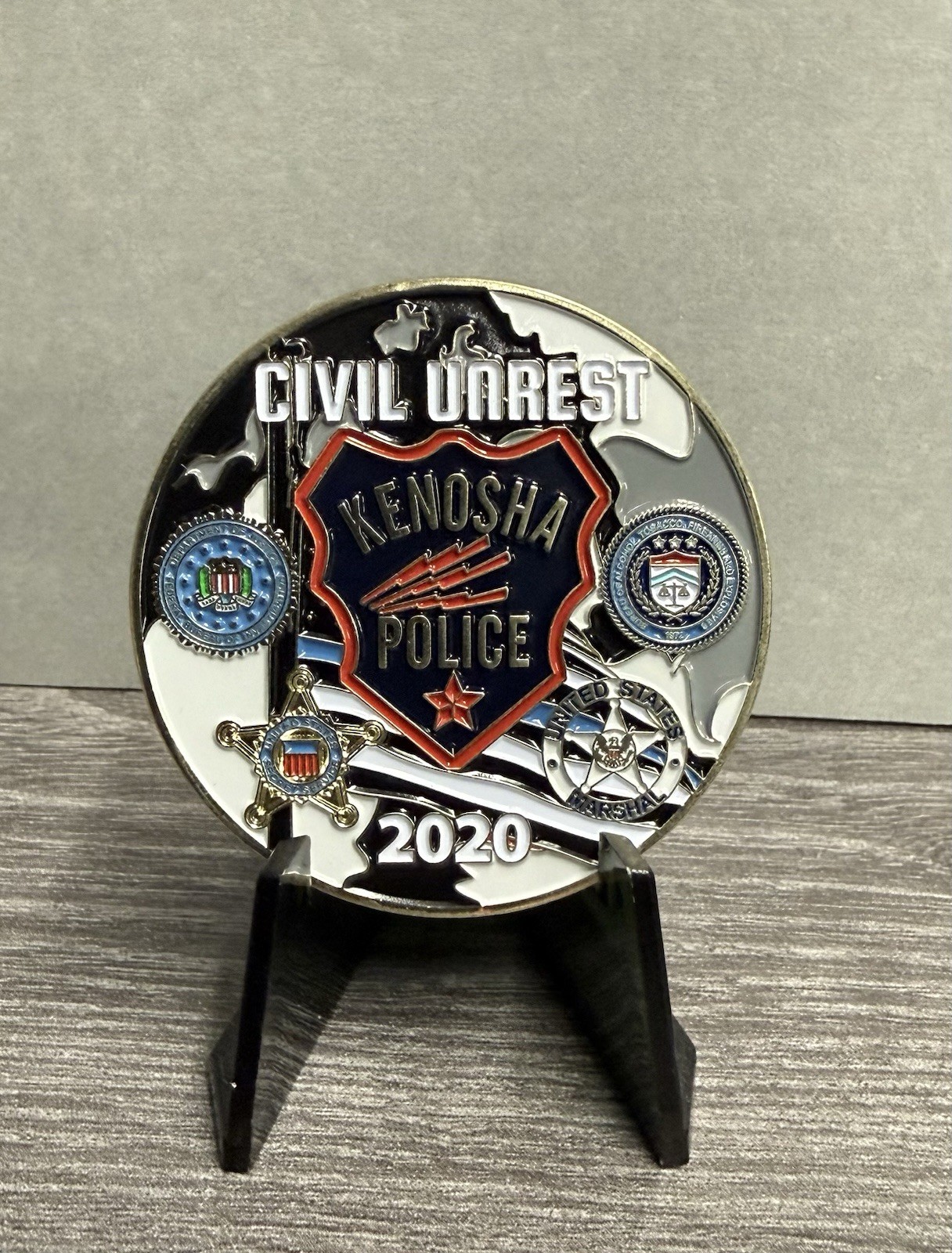 Kenosha Police Civil Unrest Challenge Coin