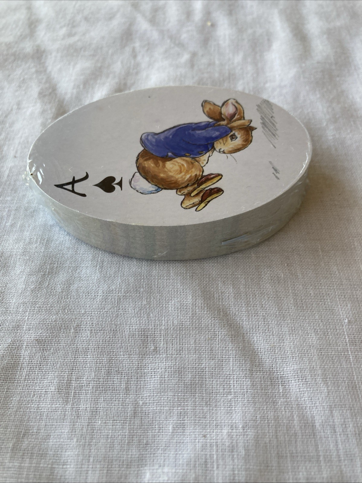 Peter Rabbit Oval Egg Shape Die Cut Playing Cards Sealed Beatrix Potter 2007